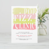 Kleurrijke penseelstreek Moderne Kaart nieuwjaars (Staand voorkant)