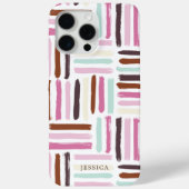 Kleurrijke penseelstreken Aangepast Case-Mate iPhone Case (Achterkant)