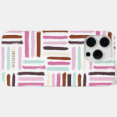 Kleurrijke penseelstreken Aangepast Case-Mate iPhone Case (Achterkant (horizontaal))