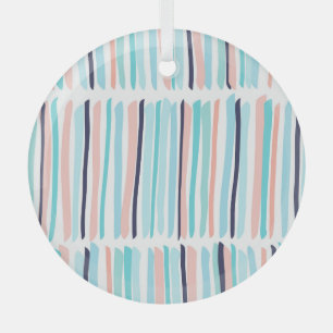 Kleurrijke penseelstreken:  krabbelen. glas ornament