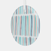 Kleurrijke penseelstreken:  krabbelen. glas ornament (Voorkant links)