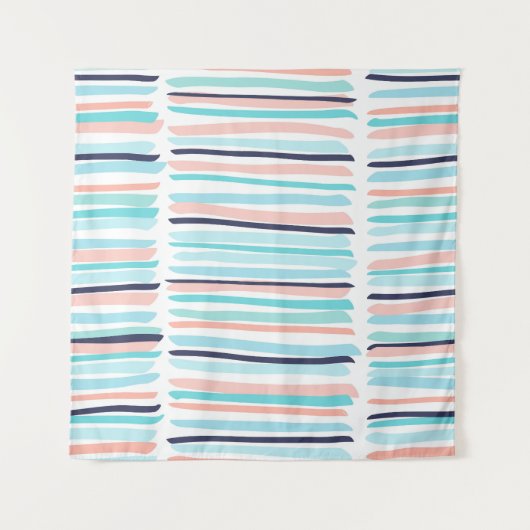 Kleurrijke penseelstreken:  krabbelen. wandkleed (Voorkant (horizontaal))