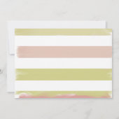 Kleurrijke penseelstreken moderne foto nieuwjaarsk kaart (Achterkant)