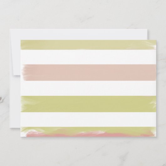 Kleurrijke penseelstreken moderne foto nieuwjaarsk kaart (Achterkant)