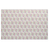 Kleurrijke pepers en bloesems stof (Yard (91,4 cm))