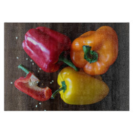Kleurrijke Peppers hakplank Snijplank