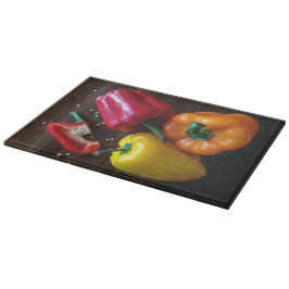 Kleurrijke Peppers hakplank Snijplank
