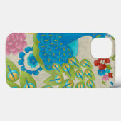 Kleurrijke percelen en bloemen Case-Mate iPhone case (Achterkant (horizontaal))