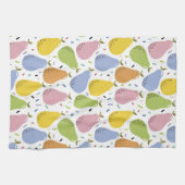 Kleurrijke peren fruit theedoek (Horizontaal)