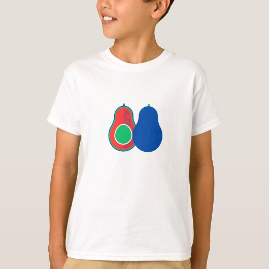 Kleurrijke peren t-shirt (Voorkant)