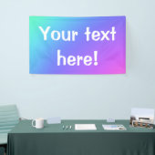 Kleurrijke persoonlijke banner (Beurs)