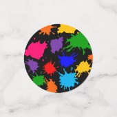 Kleurrijke persoonlijke Confetti (Kleine voorkant)
