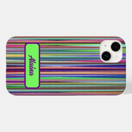 Kleurrijke persoonlijke Gift Phone/iPad-draagtas Case-Mate iPhone Case (Achterkant (horizontaal))