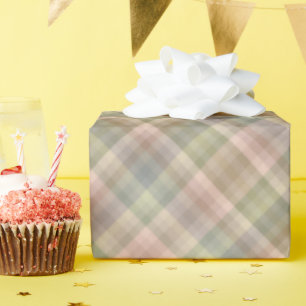 Kleurrijke Perzik Khaki Olijfgroene Kleur Van Het Cadeaupapier