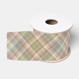 Kleurrijke Perzik Khaki Olijfgroene Kleur Van Het Grosgrain Lint