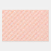 Kleurrijke Perzik Oranje Violet Paarse Wit Patroon Inpakpapier Vel (Voorkant 3)