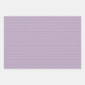 Kleurrijke Perzik Oranje Violet Paarse Wit Patroon Inpakpapier Vel (Voorkant 2)