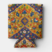  kleurrijke Perzische bloemkunst Blikjeskoeler (Voorkant)