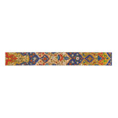 kleurrijke Perzische bloemkunst Grosgrain Lint (Voorkant)