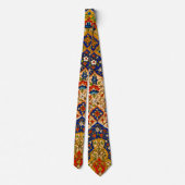  kleurrijke Perzische bloemkunst Stropdas (Achterkant)