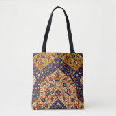  kleurrijke Perzische bloemkunst Tote Bag (Voorkant)