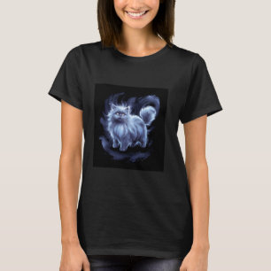 Kleurrijke Perzische kat T-shirt