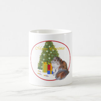 Kleurrijke Perzische Katten Kerst Koffiemok