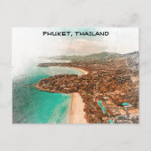 Kleurrijke Phuket Thailand Coastline Uitzicht Briefkaart (Voorkant)