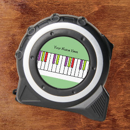 Kleurrijke Piano Keys Muziek Kinder Gepersonalisee Rolmaat