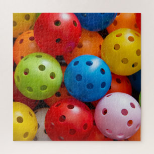 Kleurrijke picklebons legpuzzel