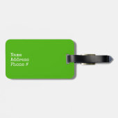 Kleurrijke pijlen Aangepast Bagagelabel (Achterkant horizontaal)