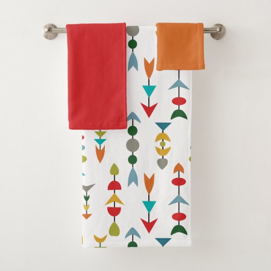 Kleurrijke pijlen bad handdoek (Insitu)