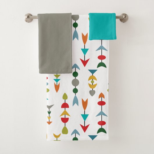 Kleurrijke pijlen bad handdoek (Insitu)
