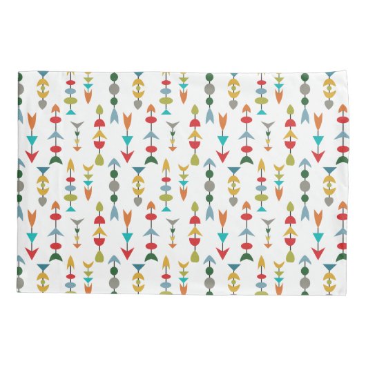 Kleurrijke pijlen kussensloop (Achterkant)