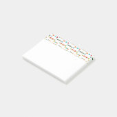 Kleurrijke pijlen post-it® notes (Schuin)
