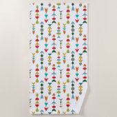 Kleurrijke pijlen strandlaken (Voorkant)