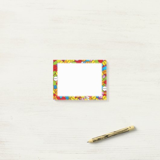 Kleurrijke Pillen Medisch Dokter Verpleegster Apot Post-it® Notes (Op bureau)