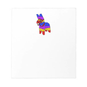 Kleurrijke Piñata Cartoon voor een Fiesta in Mexic Notitieblok