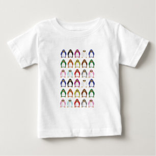 Kleurrijke Pinguïn Patroon – Schattig Regenboog Di