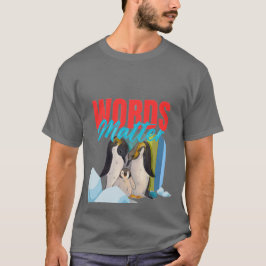 Kleurrijke Pinguïnfamilie Liefde T-shirt