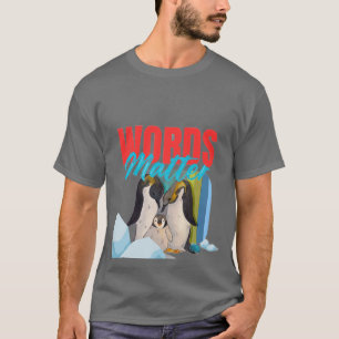Kleurrijke Pinguïnfamilie Liefde T-shirt