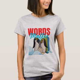 Kleurrijke Pinguïnfamilie Liefde T-shirt