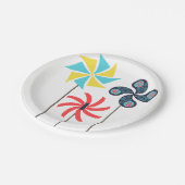 Kleurrijke Pinwheel Paper Bord (Gekanteld)