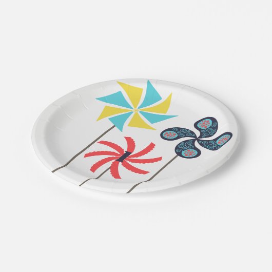 Kleurrijke Pinwheel Paper Bord (Gekanteld)