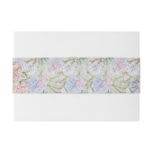 kleurrijke pioenenbruiloft uitnodigingen wikkel (Achterkant Voorbeeld)