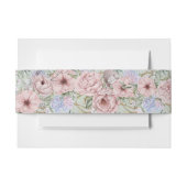 kleurrijke pioenenbruiloft uitnodigingen wikkel (Voorkant Voorbeeld)