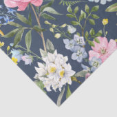 Kleurrijke pioenroos bloemenontkoppeling tissuepapier (Detail)