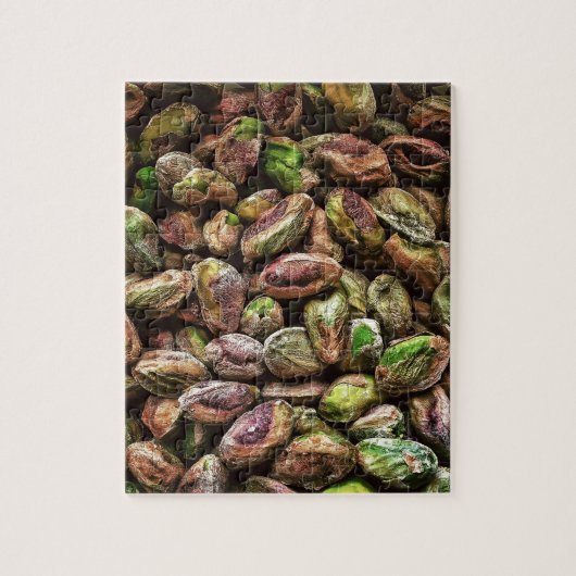 Kleurrijke pistachenoten legpuzzel (Verticaal)