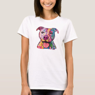 Kleurrijke Pitbull T-shirt