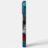 Kleurrijke Pitbull Terrier Portret Case-Mate iPhone Case (Achterkant / Links)